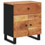 Melksham 50cm W Metal Bedside Table