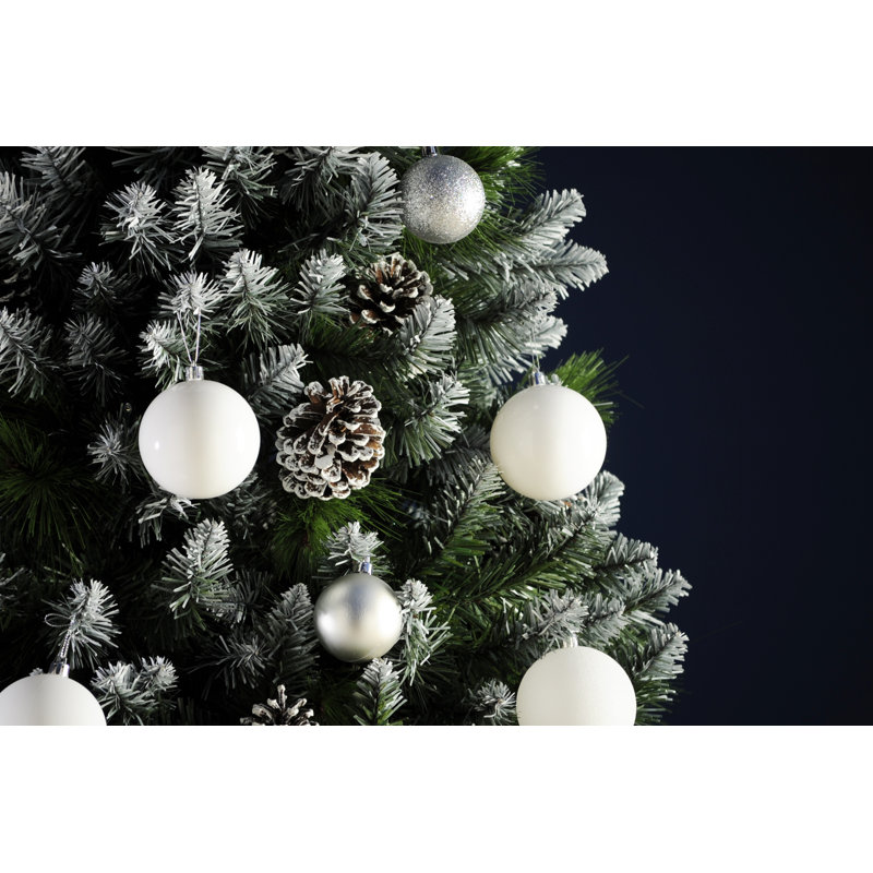 Artificial Pine Christmas Tree, 6.89ft H x 4.2ft W x 4.2ft D