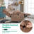 Upholstered Heated Massage Chair-1826640973