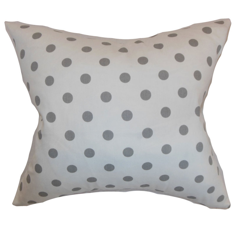 Cotton Polka Dots Sham Set, Euro, Girly Blue