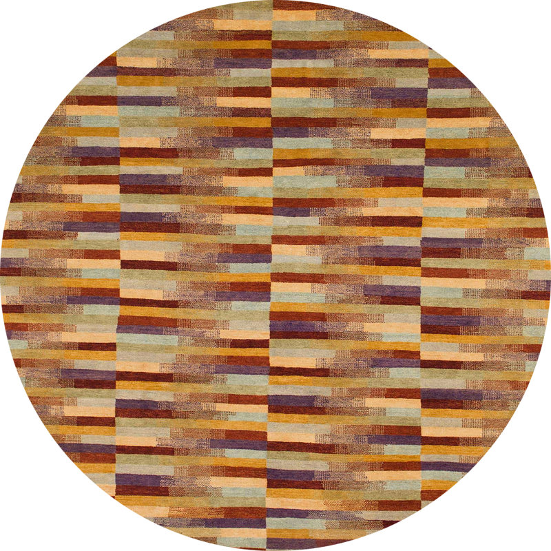 Tapis abstrait moderne 1452, Rond 8 pi