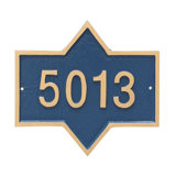 Piedmont 1-Line Wall Address Plaque