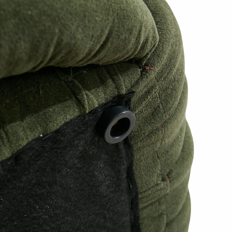 Repose-pieds en chenille, Vert