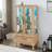 Lighted Curio Cabinet With Adjustable Shelves, Two Doors, And One Drawer For Versatile Display And Storage In Any Home-1986027850
