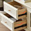 Meuble télé beige en bois manufacturé-761851407