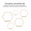 Gardner 5 Piece Hexagon Floating Shelf-11111908