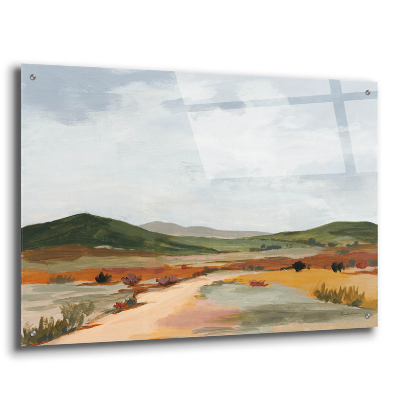 «Desert Floor» par Pamela Munger, art mural en verre acrylique, H 24 po x l 36 po x P 0,2 po