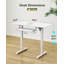 Bureau électrique debout avec plateau pour clavier, petite table réglable en hauteur, table assise, bureau d'écriture pour la maison, le bureau, le poste de travail