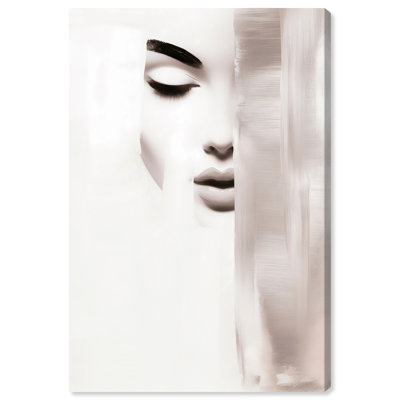 Blurred To The Sides Portrait Canvas Modern Boho Art by Art Remedy