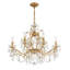 Lustre classique en cristal 12 lumières Lataysia