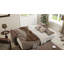 Chaise longue rembourrée convertible avec rangement