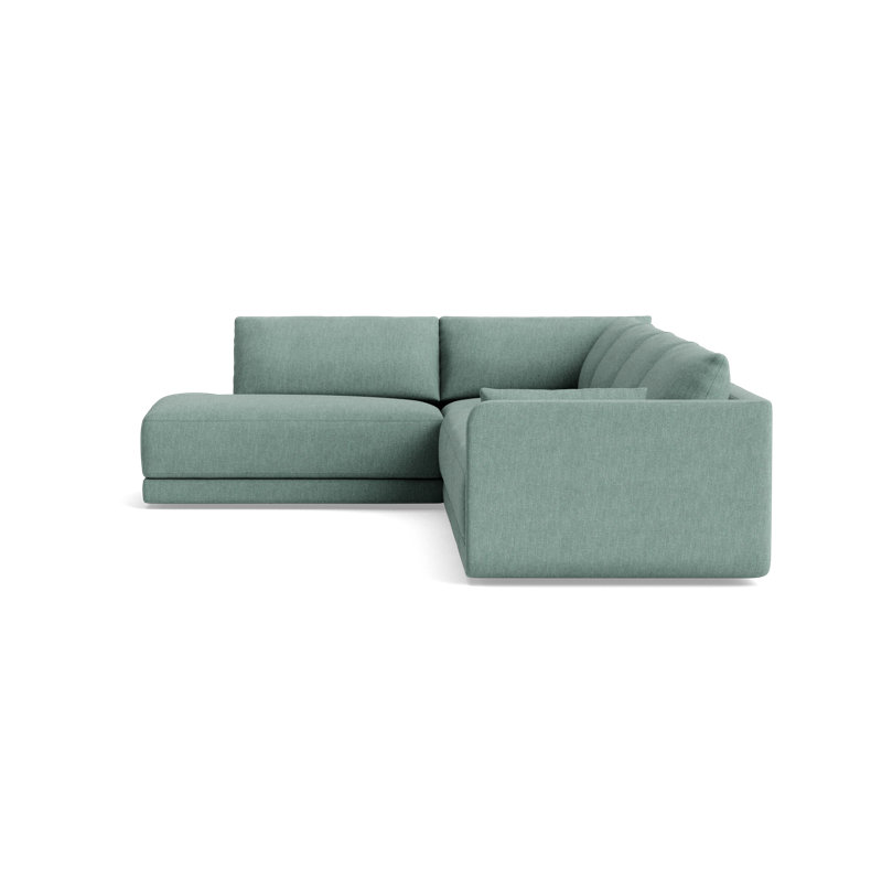 Eva Modular Sectional, Left Hand Facing, Performance Weave - Spa