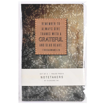 Notetakers Thanks With A Grateful Heart