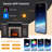  59'' W Fireplace TV Stand w/LED Lights & Smart APP Control, Entertainment Center w/18" Electric Fireplace-155663813