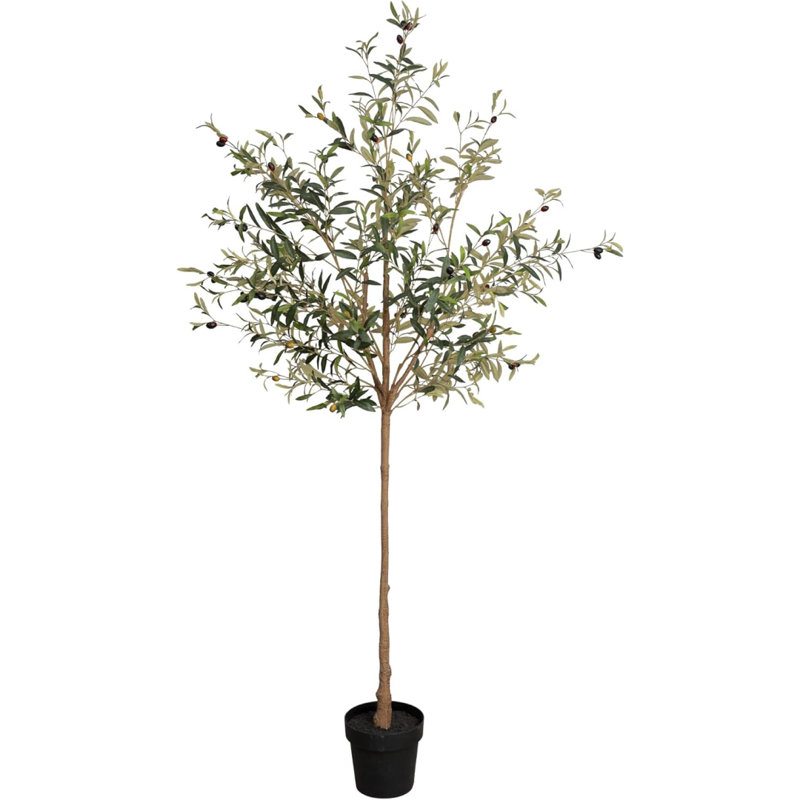 Fake Tree With Realistic Wood Trunk And Natural Fruits