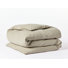 Housse de couette avec housse de couette en coton biologique Rippled
