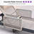 1 Piece Outdoor Chaise Lounge Rattan Wicker Lounger With Arms-1554273759