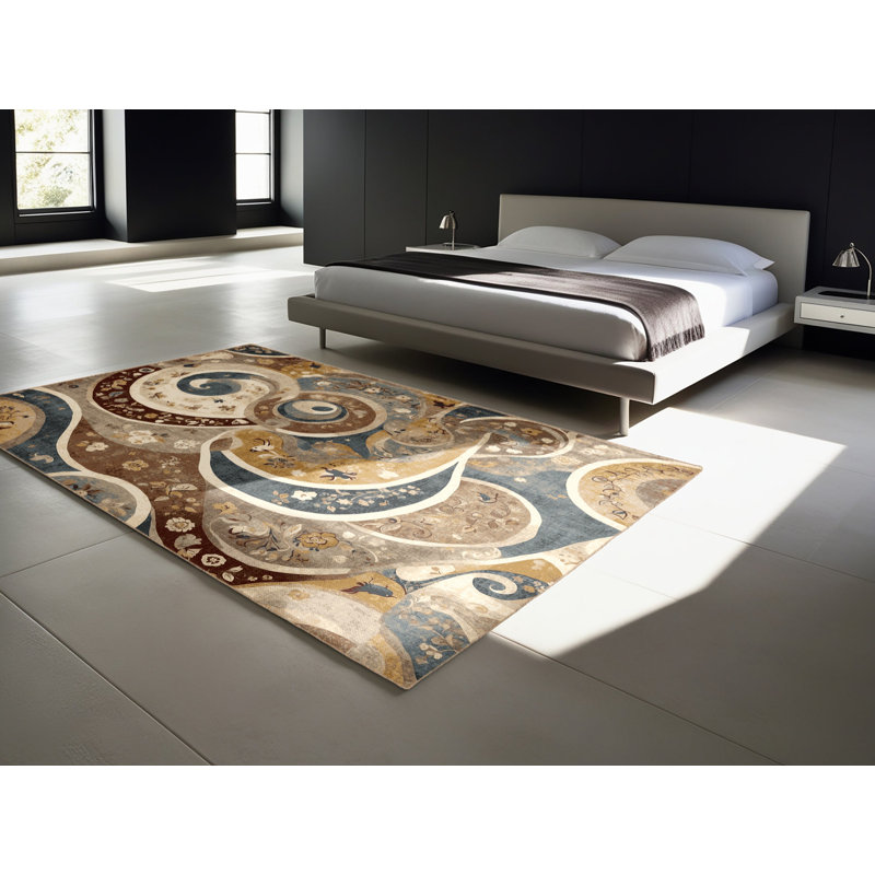 Cheeky Curl Rug, Round 6'