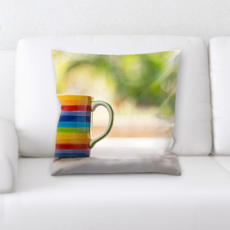 Coussin décoratif en tasse