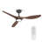 52" Ulanda Blade LED Propeller Ceiling Fan with Remote Control-2131780873