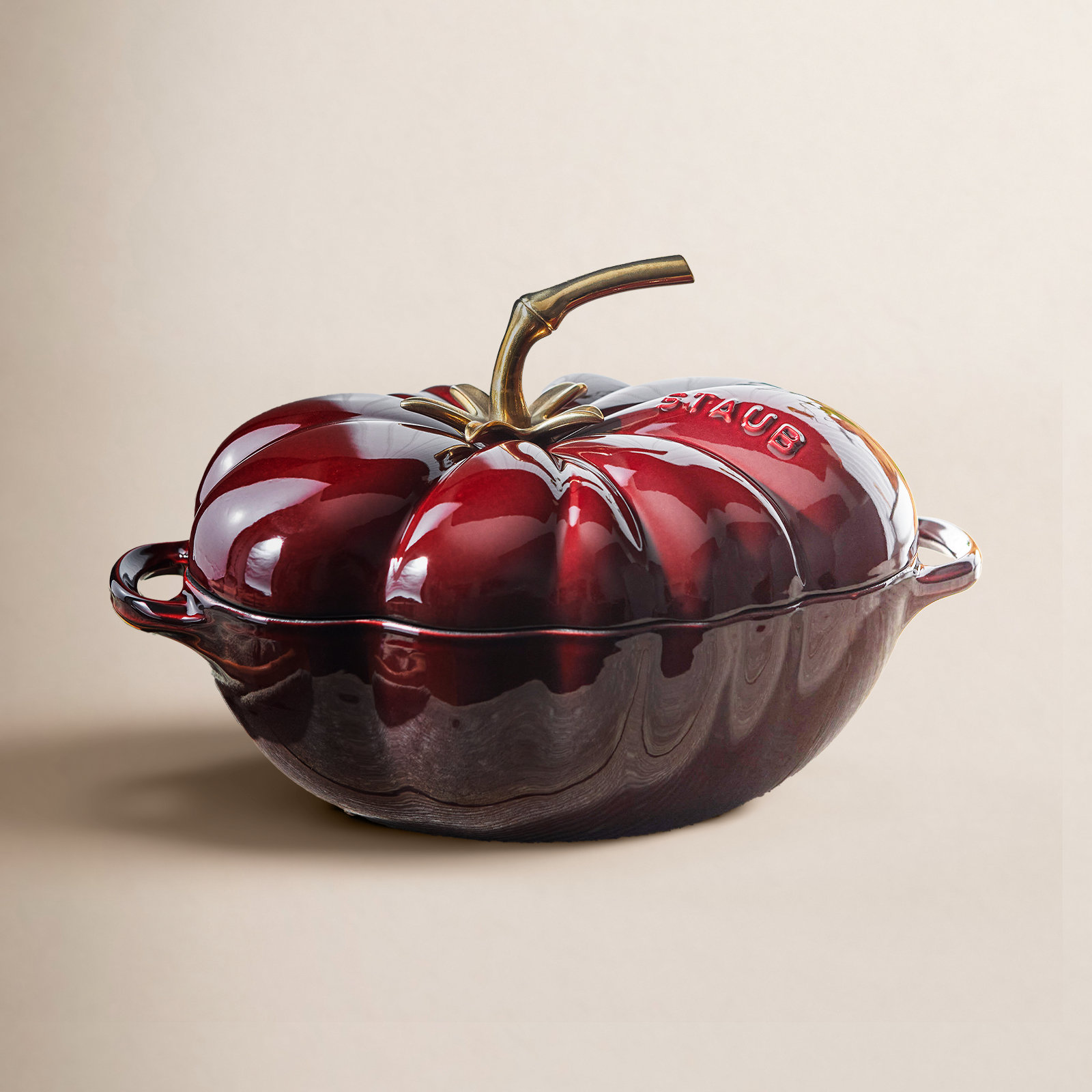 Cast Iron 3.06-qt Tomato Cocotte, Grenadine