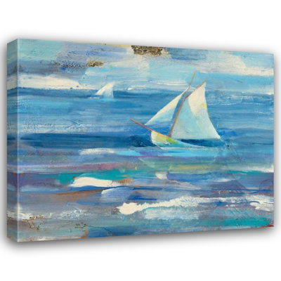 ArtDirect Hristova, Albena Gallery Wrapped Canvas Art Titled: Ocean Sail