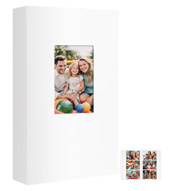 Wonpex Large Capacity Photo Album 4x6 Holds 360 Photos, Acidfree Pages