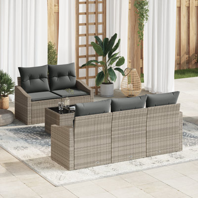 178cm Wide Patio Sofa with Cushions
