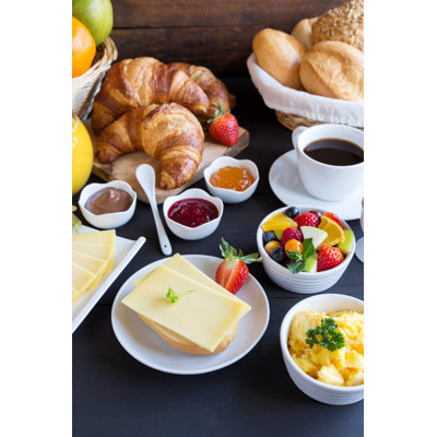 Breakfast Table by Juefraphoto - Wrapped Canvas Print