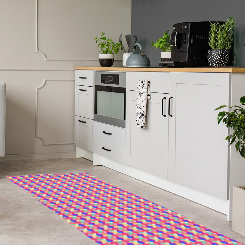 Chenille Geometric Indoor Rug, Runner 2'6" x 8'