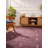 Hand Knotted Loom Wool Eco-Friendly Area Rugs - Round | Purple Color, Contemporary Modern, High Pile Thick Handmade Anti Skid Area Rugs for Living Room, Bed Room-814187851