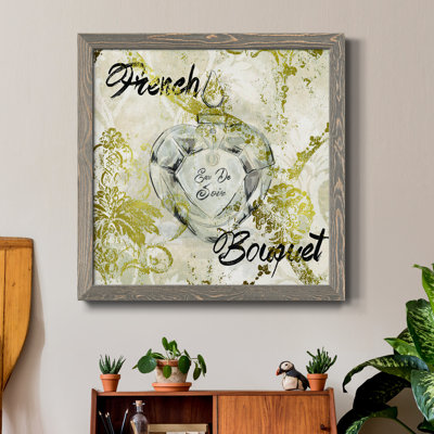 Bouquet français - Peinture sur toile encadrée