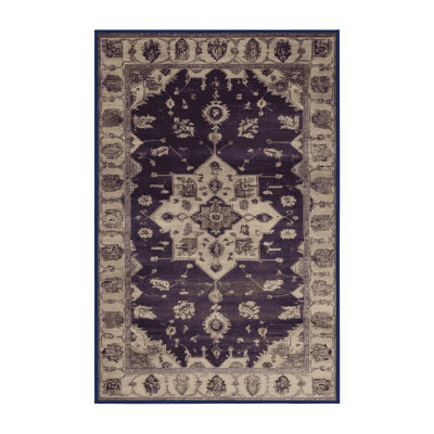 Tapis mauve lavable à la machine