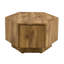 Table basse hexagonale avec tiroirs
