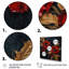 «Red Gorgeous Gilded Hibiscus On», impression sur toile encadrée-577635231-804460622