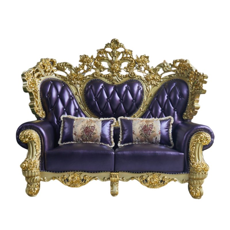 Causeuse en cuir véritable European Luxury