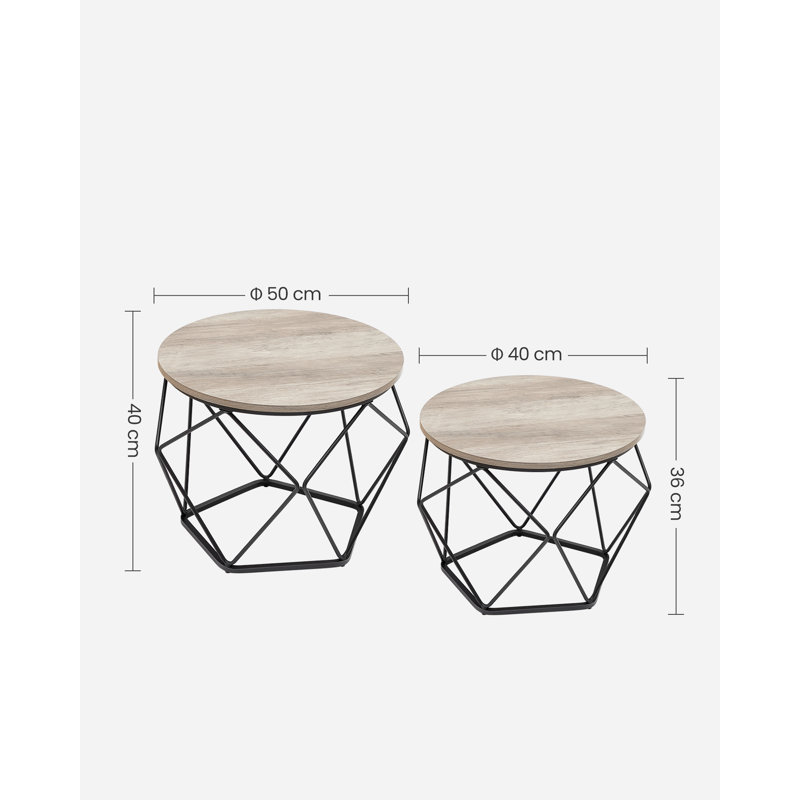 Apison Enclosed Coffee Table, Greige/Black