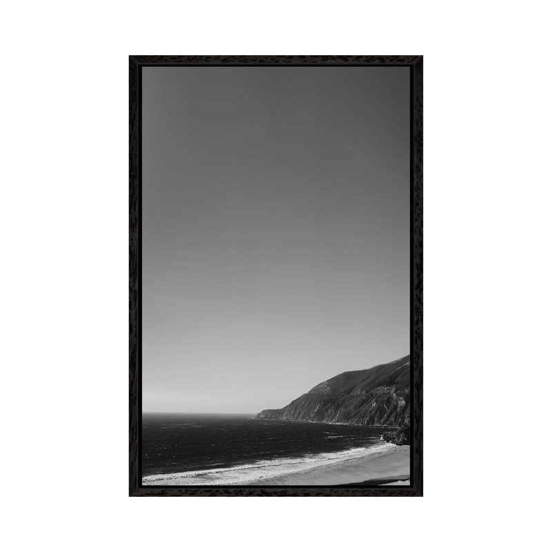 Big Sur California II by Bethany Young - Print on Canvas, Black Framed, 101.6cm H x 66.04cm W x 3.81cm D