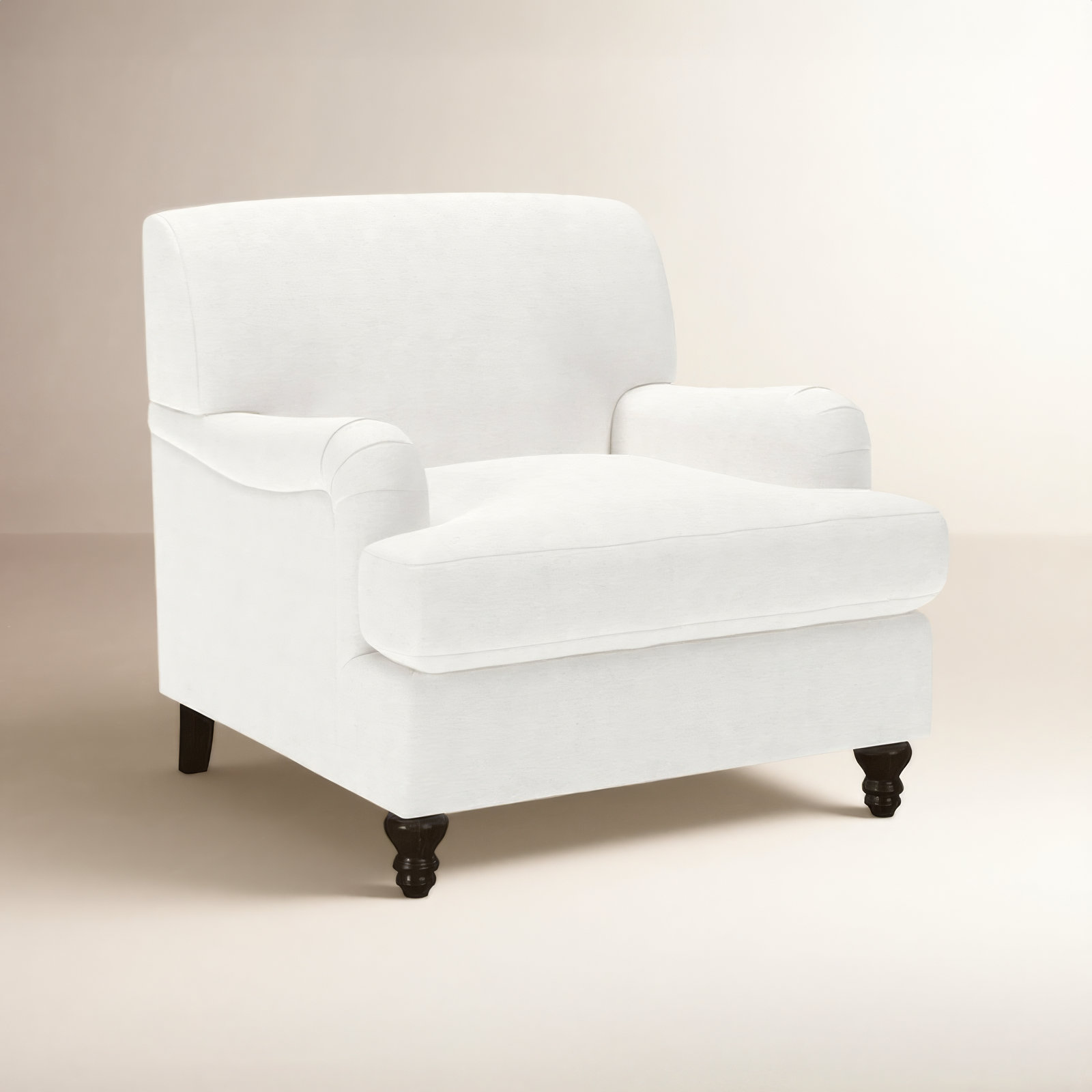 Walters Armchair, Nomad Snow Crypton® Chenille