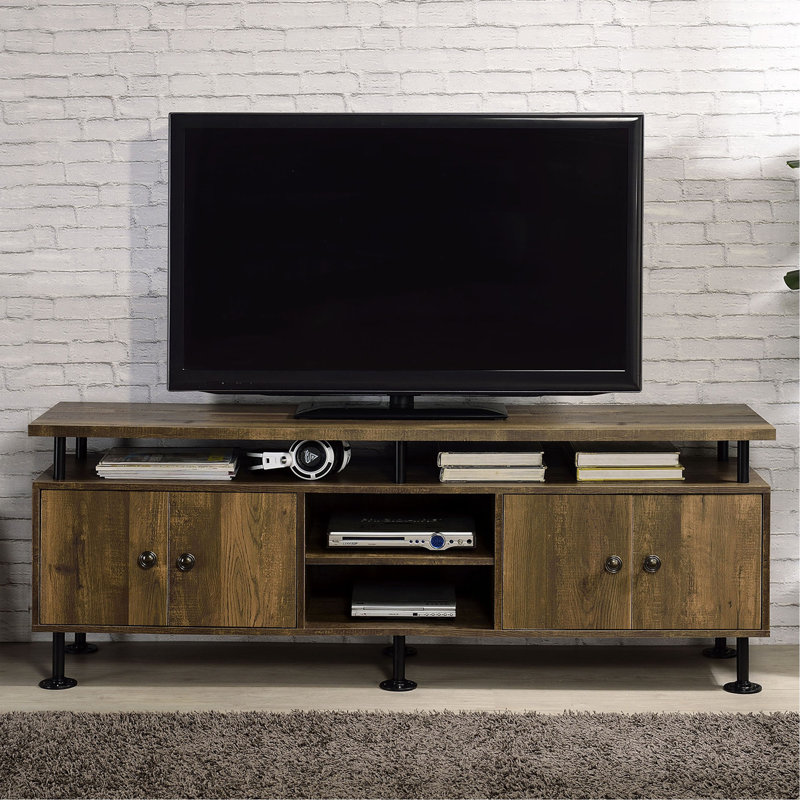 Meuble télé 60 po avec 4 compartiments ouverts