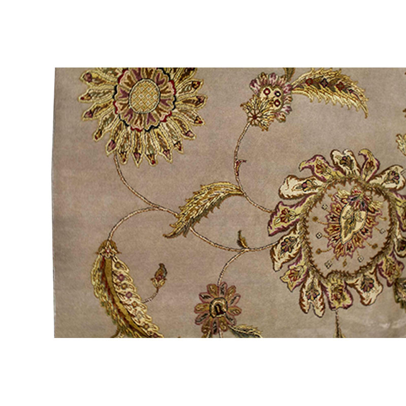 Tapis chameau noué à la main de haute qualité