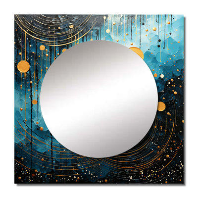 Totka - Abstract Collages Square Mirror Wall Decor For Bedroom