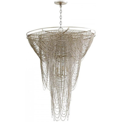 Lustre suspendu en fer cyan clair Itchica