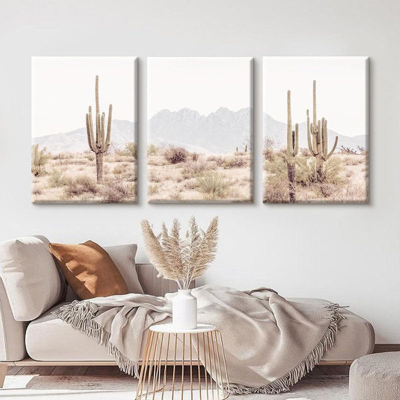 3 Piece Wrapped Canvas Wall Art