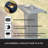 Mailbox Post and Mount | Galvanized Powder-Coated Steel Post and Universal Mounting Plate For Mailbox | Black (Mailbox not included)