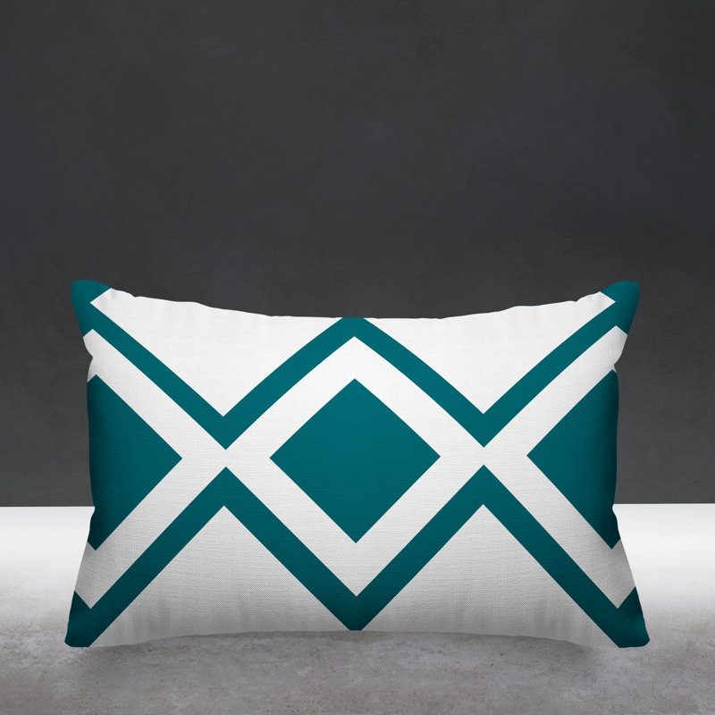 Halsey Loop Indoor/Outdoor Throw Pillow, Green