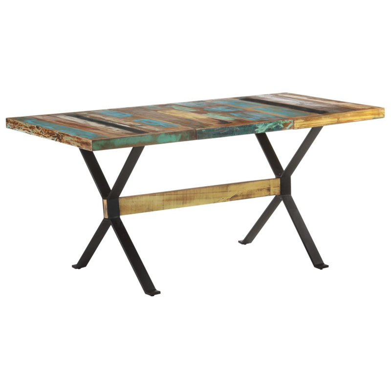 Table de salle à manger Izaak, Bois recyclé, H 29,9 po x L 63 po x l 31,5 po