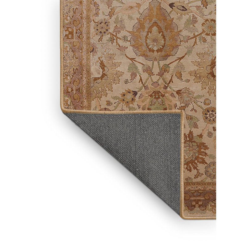 Tapis oriental brun / beige Caviness, Rectangle 4 pi x 6 pi
