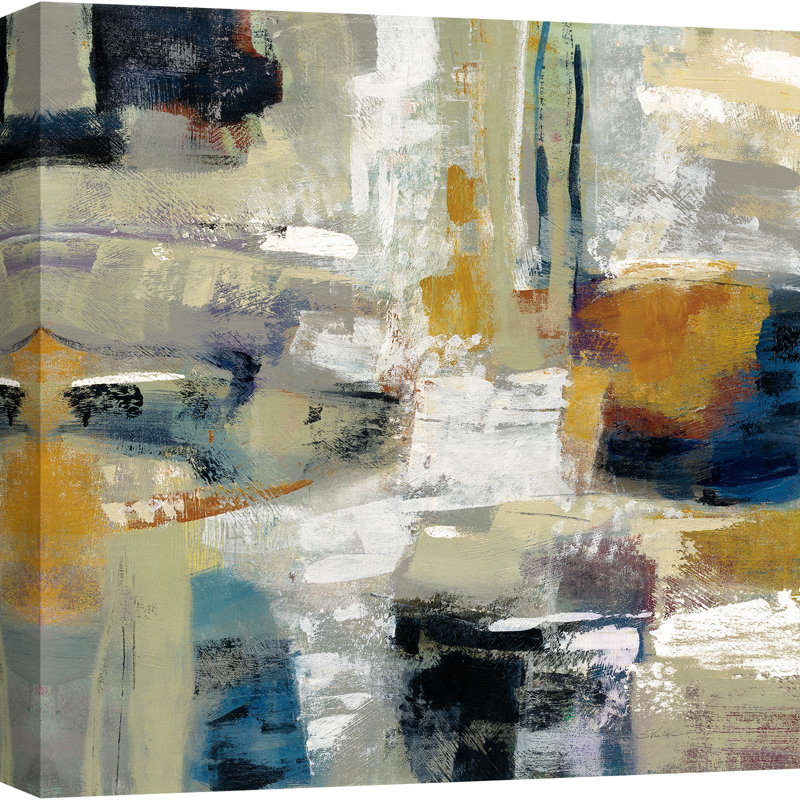 Abstract Full Moon I by Silvia Vassileva - Wrapped Canvas Print, 70 cm H x 70 cm W