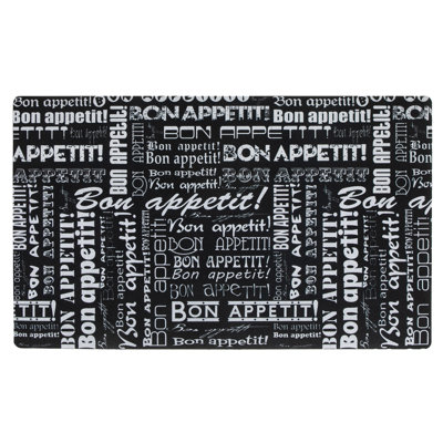 Tapis imprimé en caoutchouc (Bon appétit)
